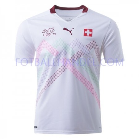 Herre Fotballdrakter Sveits Hjemme Euro 2020 Kortermet